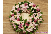 Coroana funerara cu trandafiri si hydrangea 1_1837025329